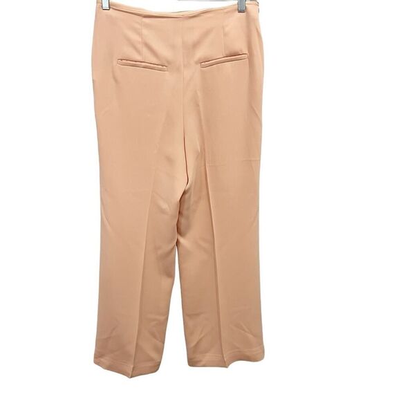 Diane von Furstenburg Coral High-Rise Kiersten Wide Leg Trousers Pants Size 4 - Picture 11 of 16